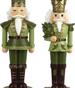 4165 NUTKRACKER GREEN MEMORIES S/2